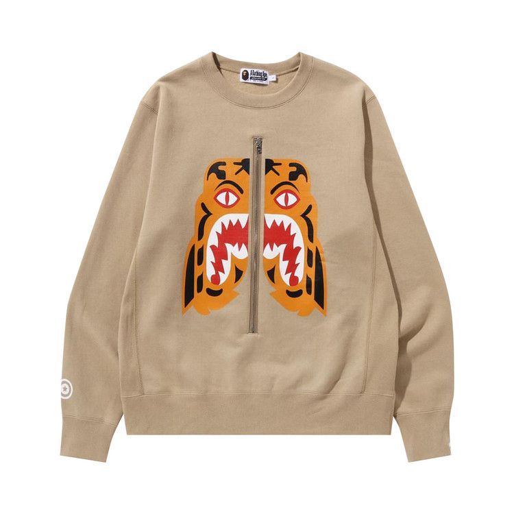 

Толстовка BAPE Tiger Crewneck 'Beige'