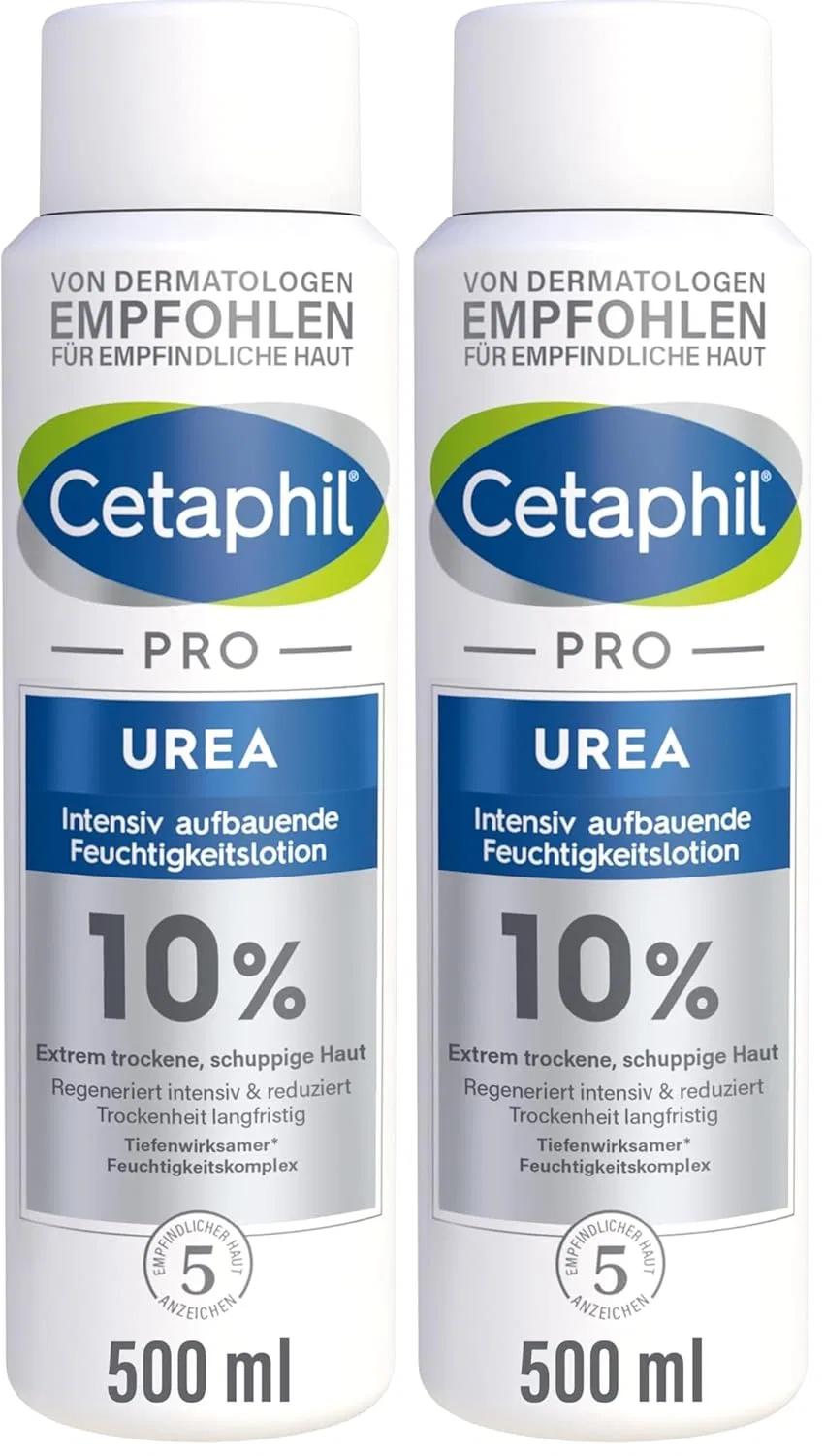 Интенсивно восстанавливающий увлажняющий лосьон «PRO Urea 10%» от CETAPHIL, 500 мл (2 шт.) Cetaphil