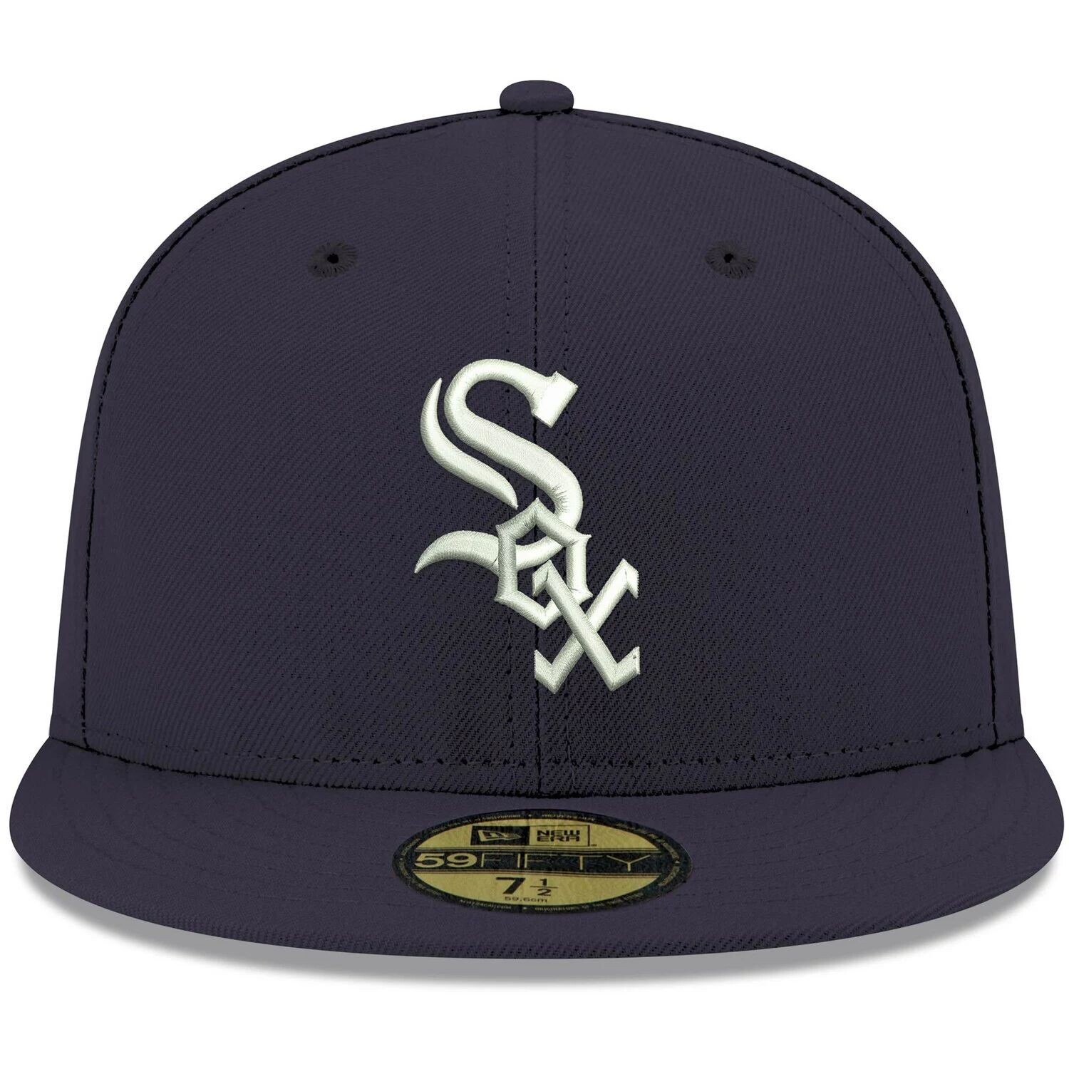 Мужская темно-синяя кепка New Era Chicago White Sox с логотипом 59FIFTY 59FIFTY — фото 2