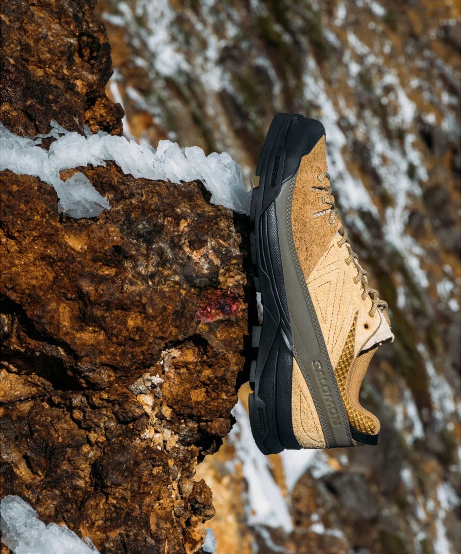 Мужские кроссовки SALOMON X-ALP Suede хаки — фото 3
