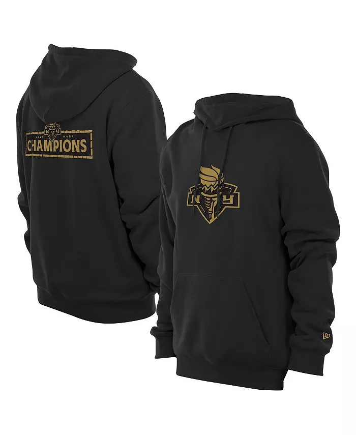 

Мужская черная толстовка New York Liberty Champions Premium с капюшоном New Era