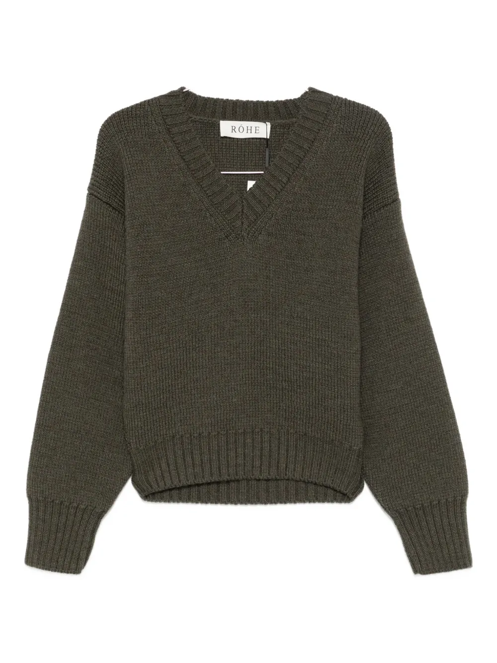 

Шерстяной свитер Róhe, зеленый