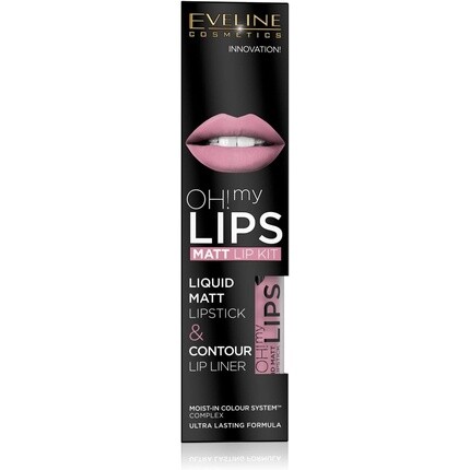 

Zest.03 Oh My Lips Matte Liquid Lipstick 5 мл 03 Rose Nude, Eveline Cosmetics