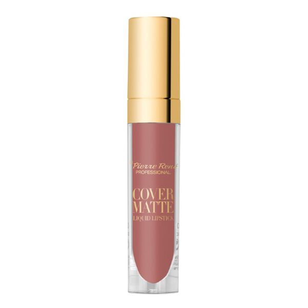 

Матовая жидкая помада 02 винтажная роза, 5 мл Pierre René Professional Cover matte liquid, цвет 02 vintage rose