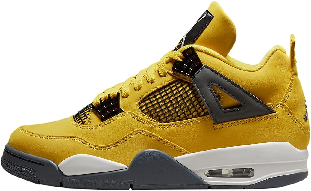 

Мужские кроссовки Nike Air Jordan 4 Retro, синий/желтый