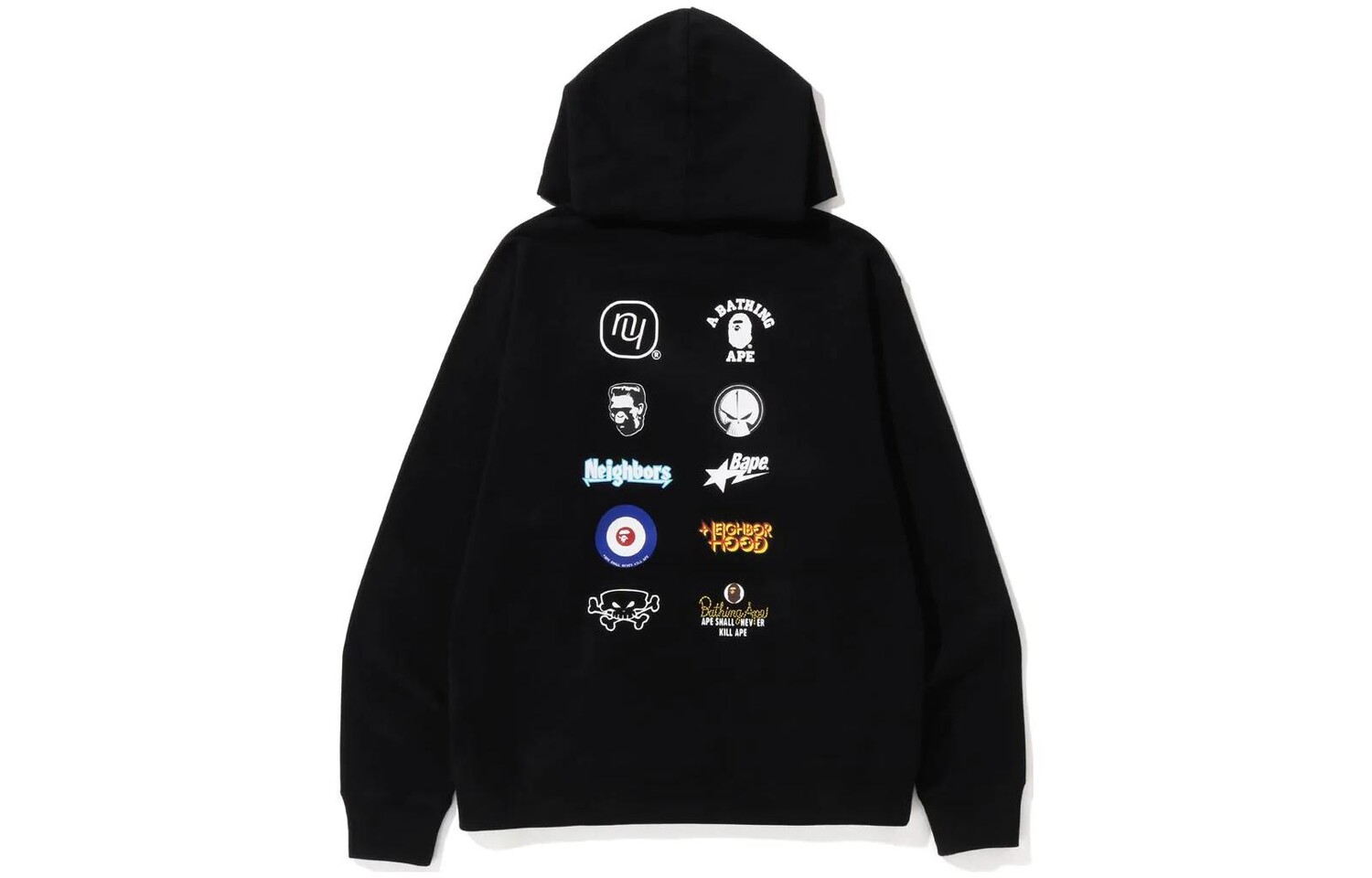 Свитшот Neighborhood X унисекс A Bathing Ape, темно-синий — фото 2