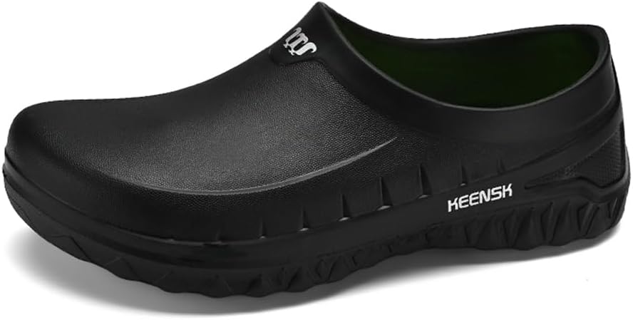 

Кроссовки Армадилло для шеф-поваров Мужские и женские туфли для шеф-поваров Легко надеваемые сабо для шеф-поваров Мужские Нескользящие Водонепроницаемые туфли Легкие кухонные туфли для медсестер Bibholy, черный