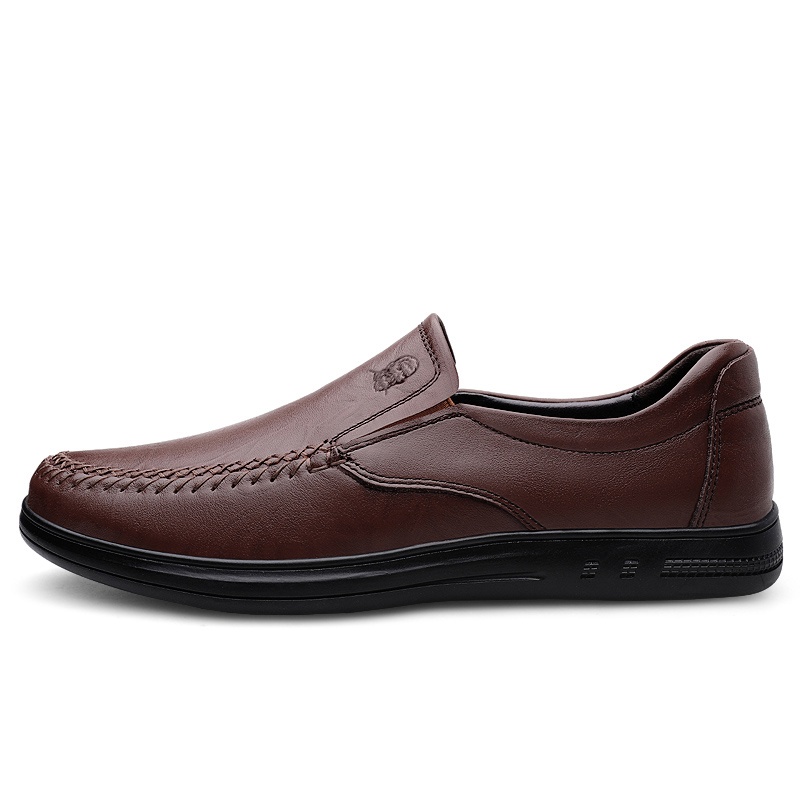 

LAORENTOU Мужские повседневные туфли мужские низкие топы коричневые, цвет Brown