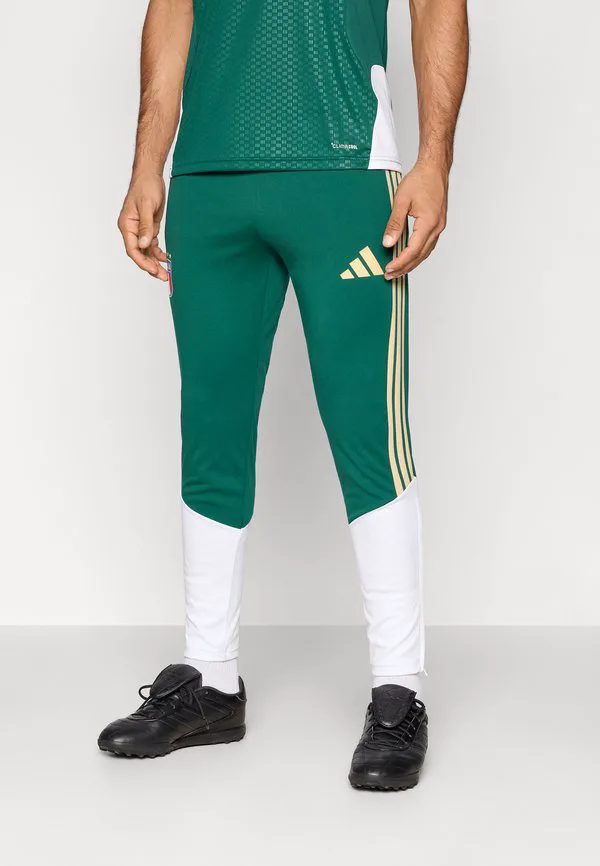 Итальянские тренировочные штаны 26 тиро, форма национальной сборной. Adidas Performance, Collegiate Green