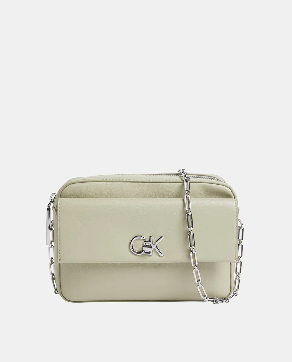 

Сумка через плечо с застежкой-турникетом Calvin Klein, зеленый