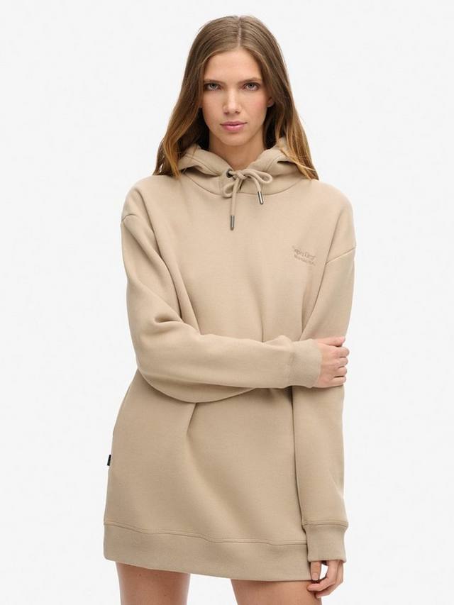 

Незаменимое платье с капюшоном Superdry, цвет Cobblestone Grey