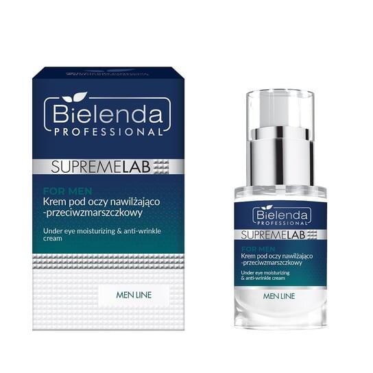 

Крем для глаз увлажняющий и против морщин, 15 мл Bielenda Professional Supremelab For Men