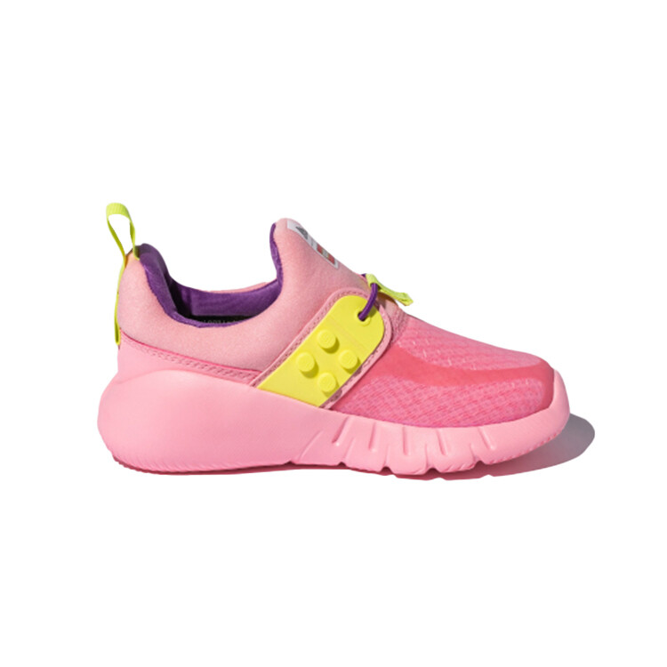 Кроссовки adidas LEGO X RapidaZen Infant 'Light Pink Semi Frozen Yellow' — фото 2
