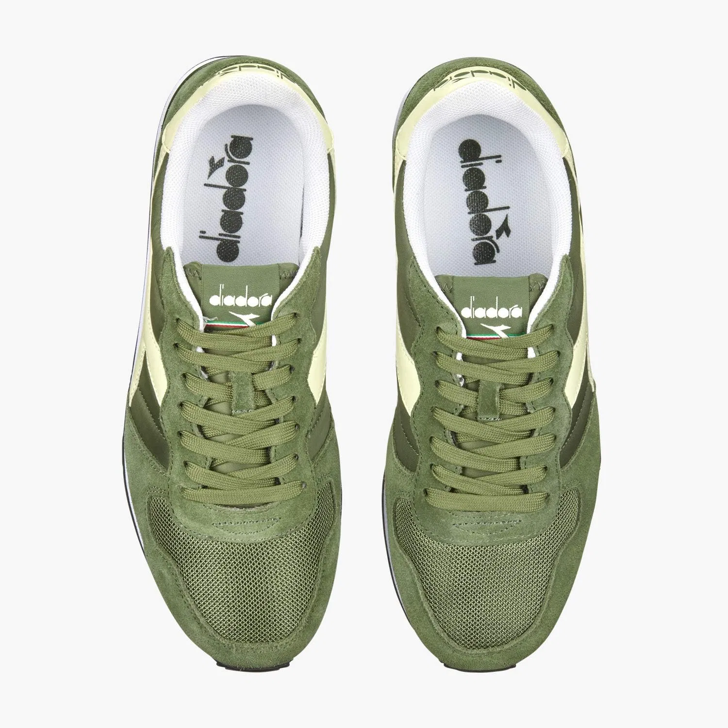 Мужские кроссовки Diadora Camaro для гимнастики, Green/White — фото 4