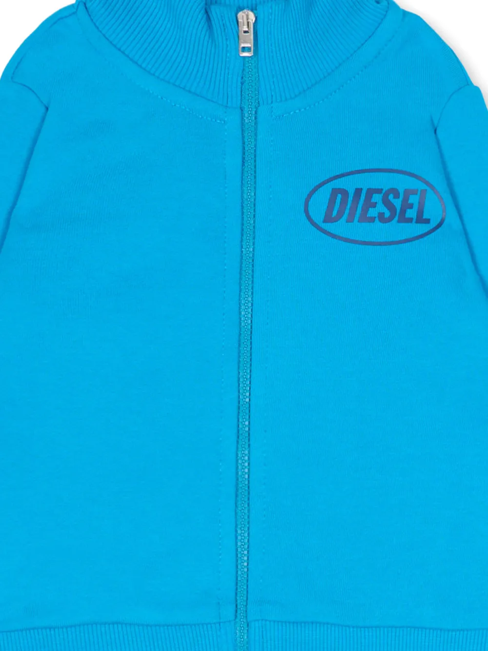 Спортивный костюм с длинными рукавами и логотипом Diesel Kids, синий — фото 3
