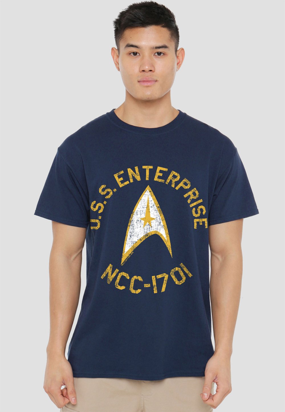 

Футболка с принтом STAR TREK COLLEGIATE Cotton Soul, темно-синий