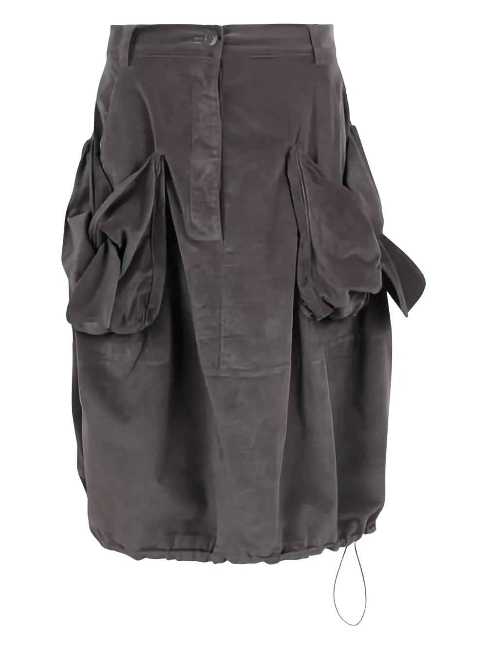 

Юбка с карманами и сборками Rundholz Black Label, серый