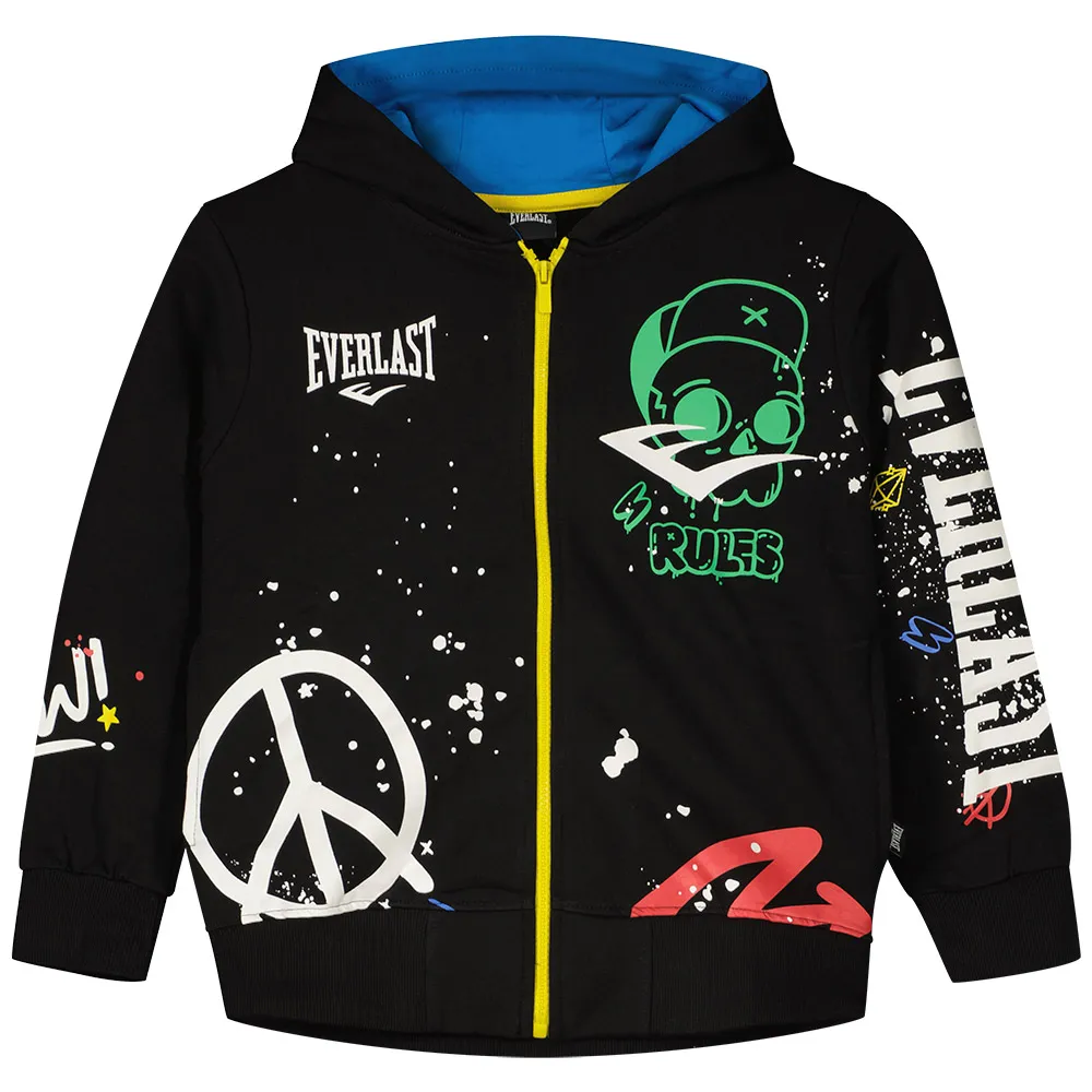 

Толстовка Everlast Lfs fw color st full zip, черный