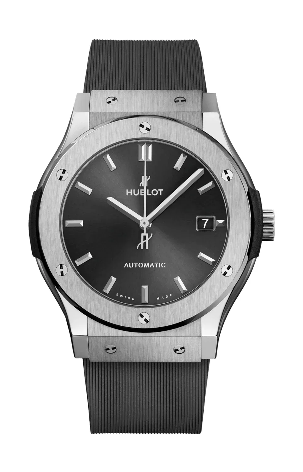Классик Фьюжн Рейсинг Грей Титаниум 45 мм - 511.NX.7071.RX HUBLOT, черный