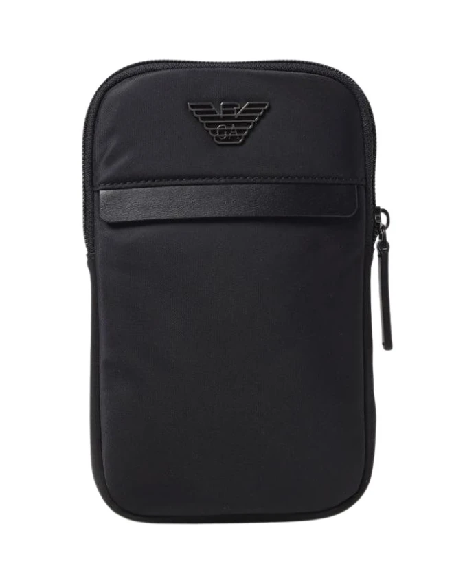 

Компактная сумка через плечо Emporio Armani, черный