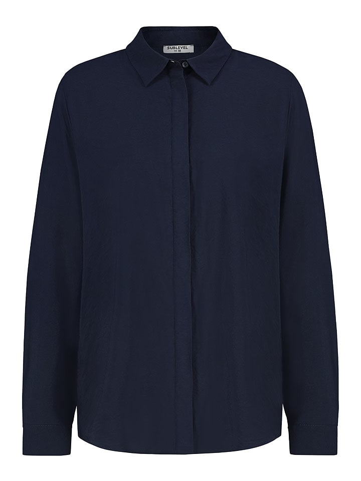 

Sublevel Блузка темно-синего цвета