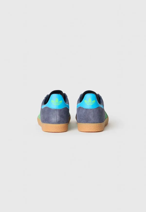 Кроссовки gazelle унисекс Adidas Originals, Shadow Navy/Screaming Green/Lucid Aquamarine — фото 3