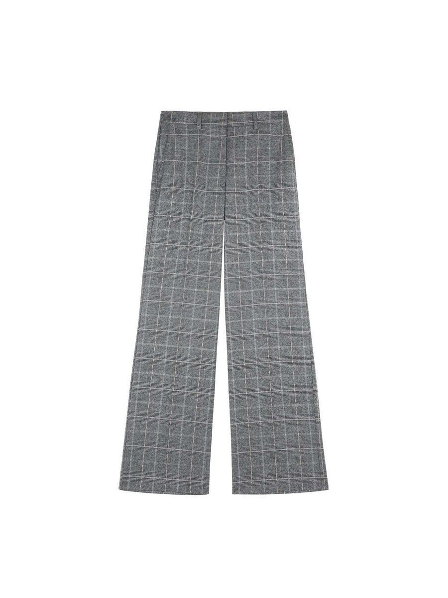 

Тканевые брюки Scalpers Regular Pants Black Check, цвет grey/light grey