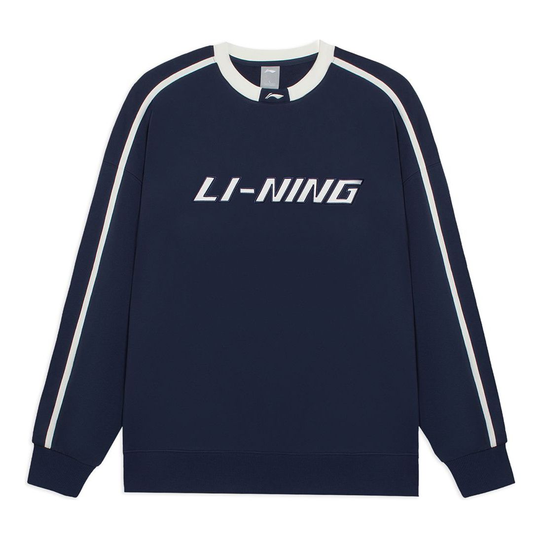 

Спортивная толстовка Li-Ning Striped Graphic Sweatshirt 'Navy' AWDRD50-8, темно-синий