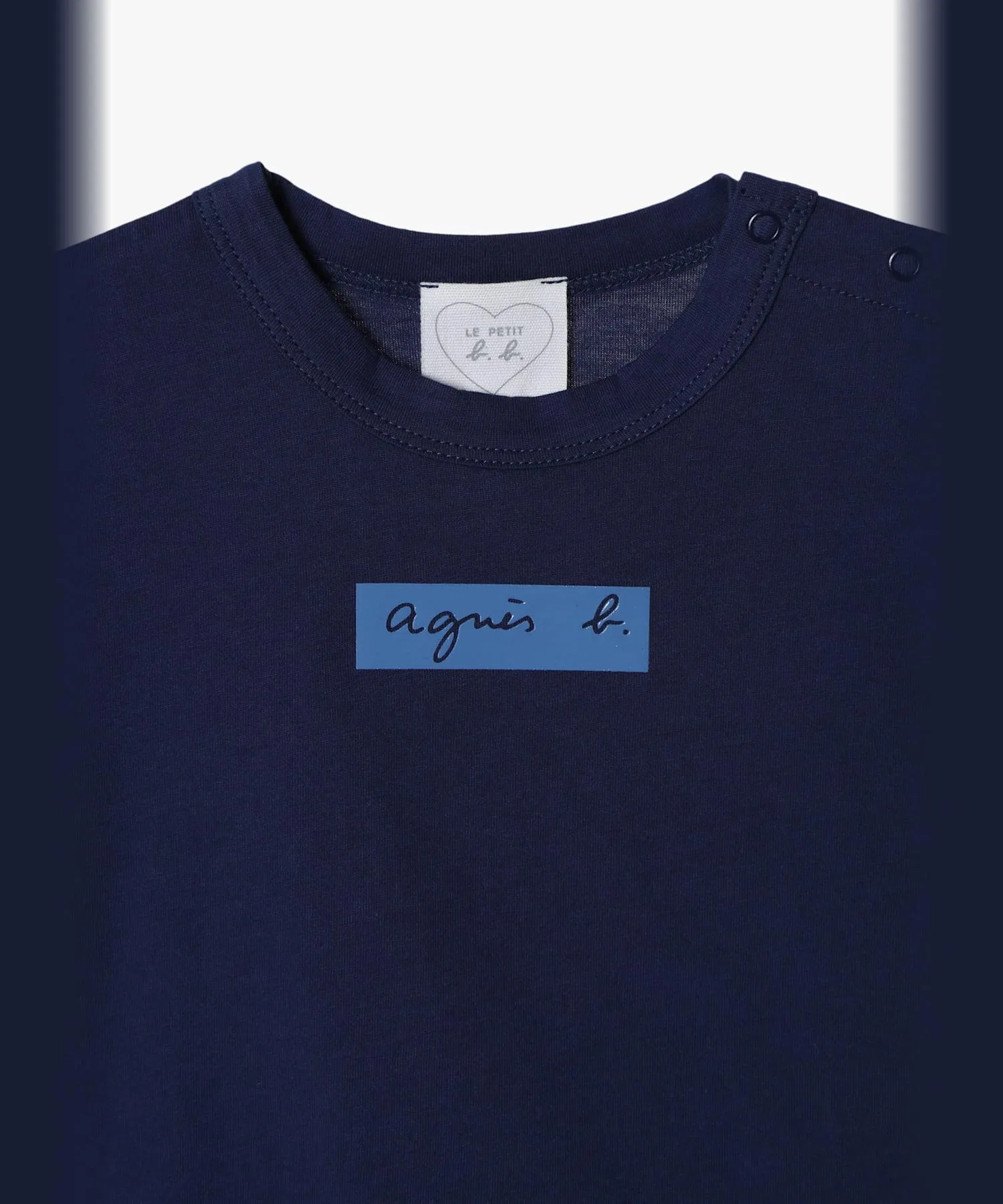 Детская футболка agnes b. с коротким рукавом и принтом Box Logo — фото 3