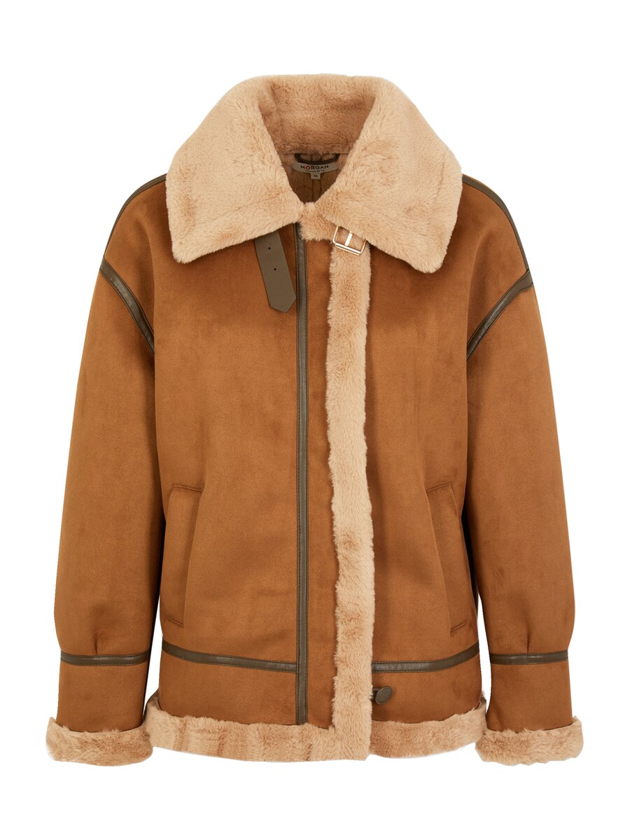 

Кожаная куртка Morgan Between-Season Jacket, цвет caramel/dark brown