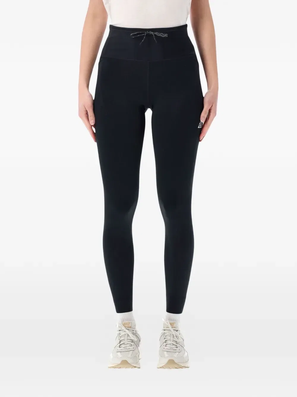 Леггинсы с кулиской Nike, черный