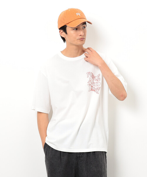 

Футболка с короткими рукавами, вышивка логотипа на груди и спине Purple&Yellow, белый