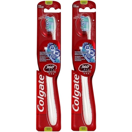 

Зубная щетка 360 Max White One, средняя Colgate