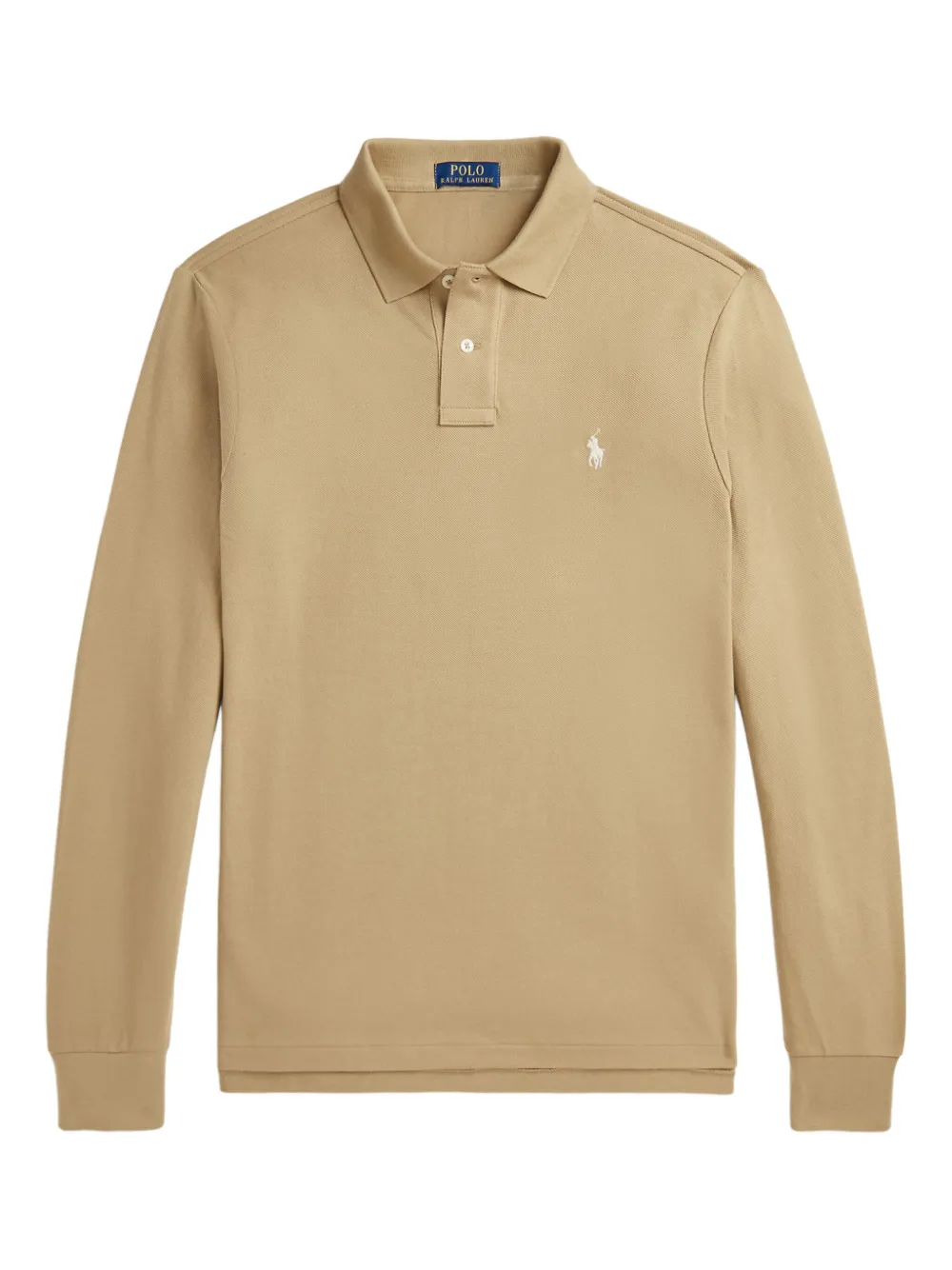 

Рубашка поло с длинными рукавами Polo Ralph Lauren, бежевый