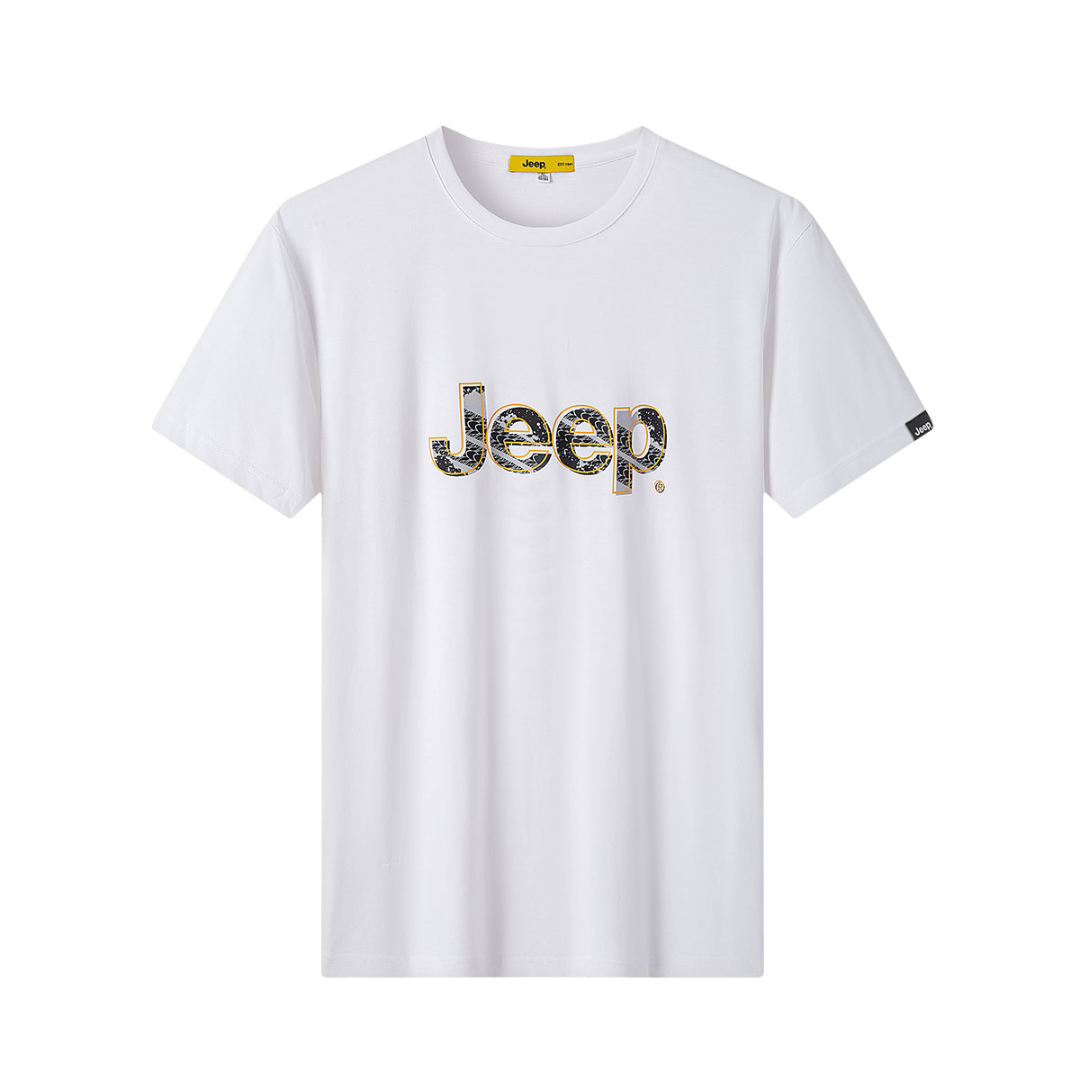 

Футболка с втачными рукавами унисекс Jeep, черный