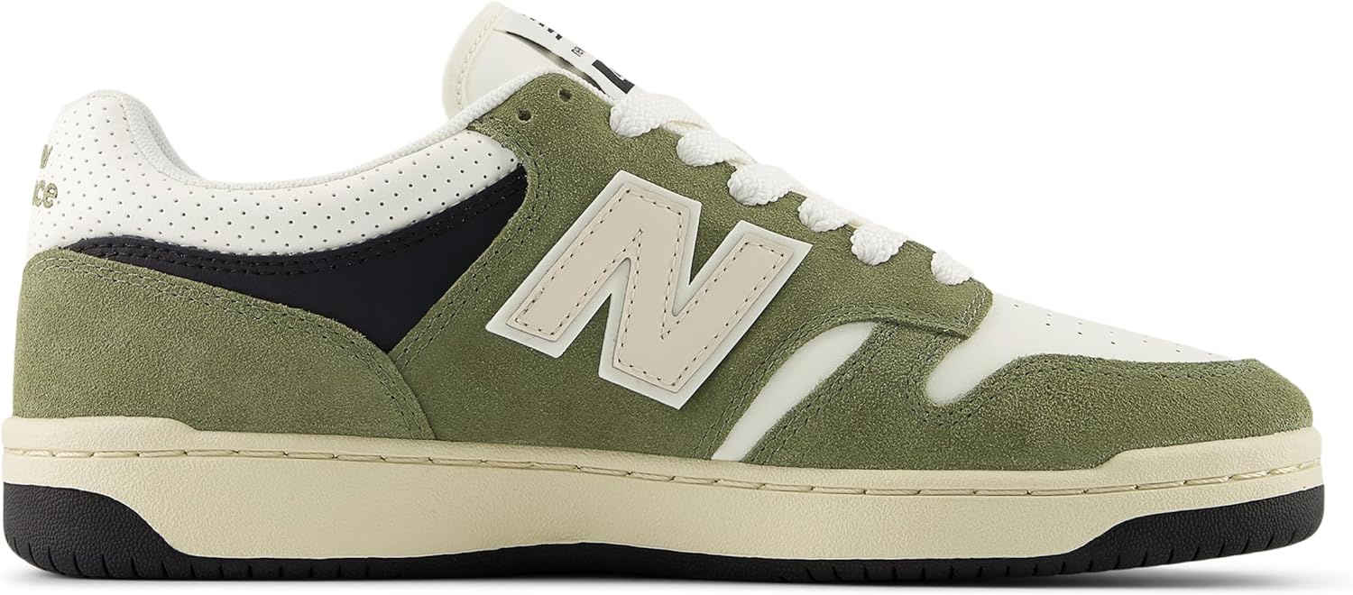 Мужские кроссовки New Balance 480 V1 Premium, Dark Olivine/Sea Salt — фото 3