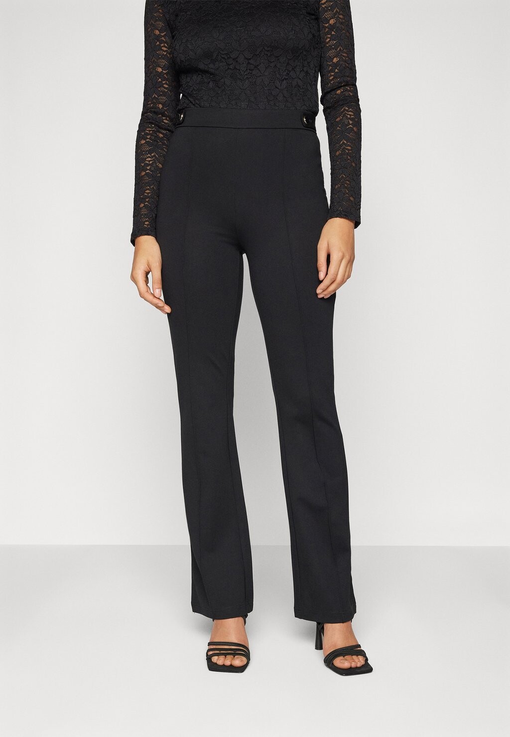 

Брюки Onlpoptrash Life Flared Pant ONLY, черный