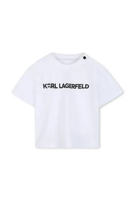 Комплект детский из джерси Karl Lagerfeld, белый — фото 3