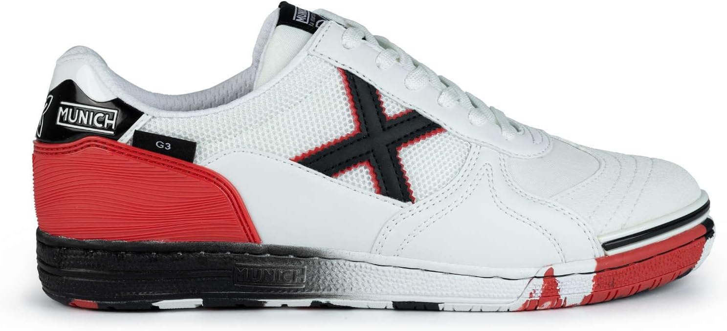 

Кроссовки Munich Unisex-Adult G-3 IndoorLow-Top, белый