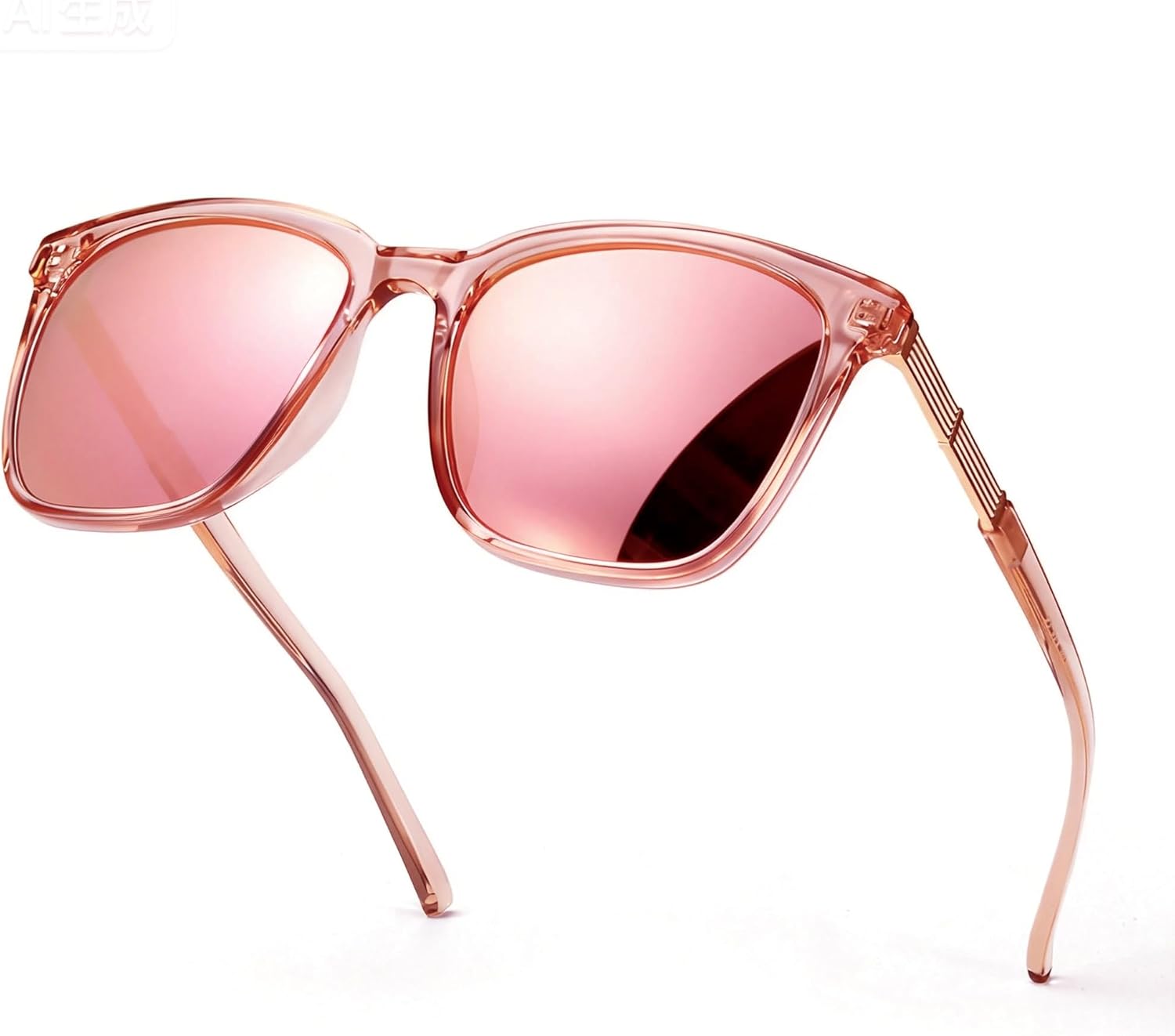 

Солнцезащитные очки SIPHEW увеличенного квадратного размера для женщин | Легкие модные солнцезащитные очки со 100% защитой от УФ-излучения UV400 | Модные зеркальные линзы, A11- Pink Frame, Pink Mirrored-lens