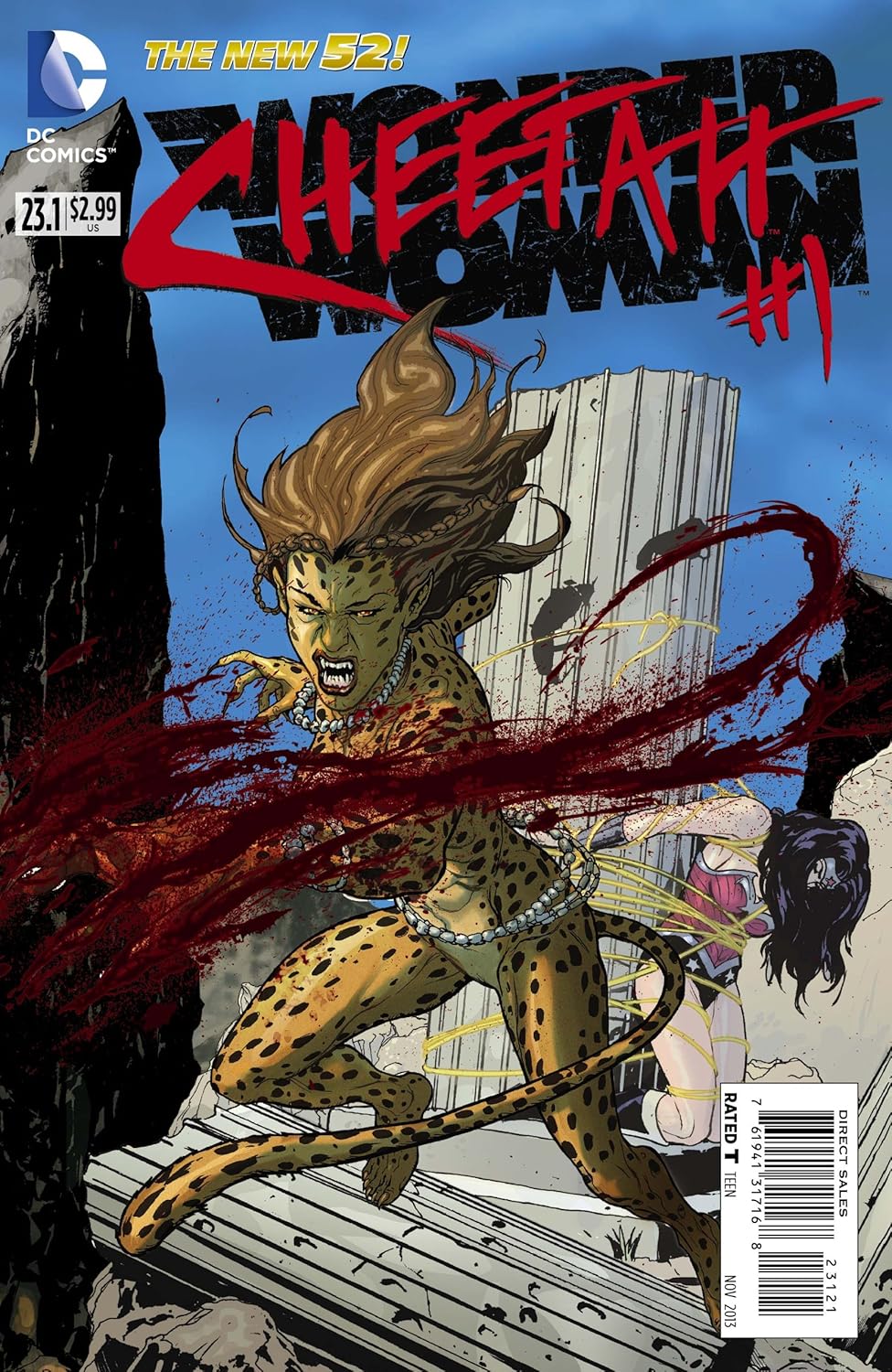 

Wonder Woman 23.1 Cheetah (3D Motion Cover) (DC Comics)