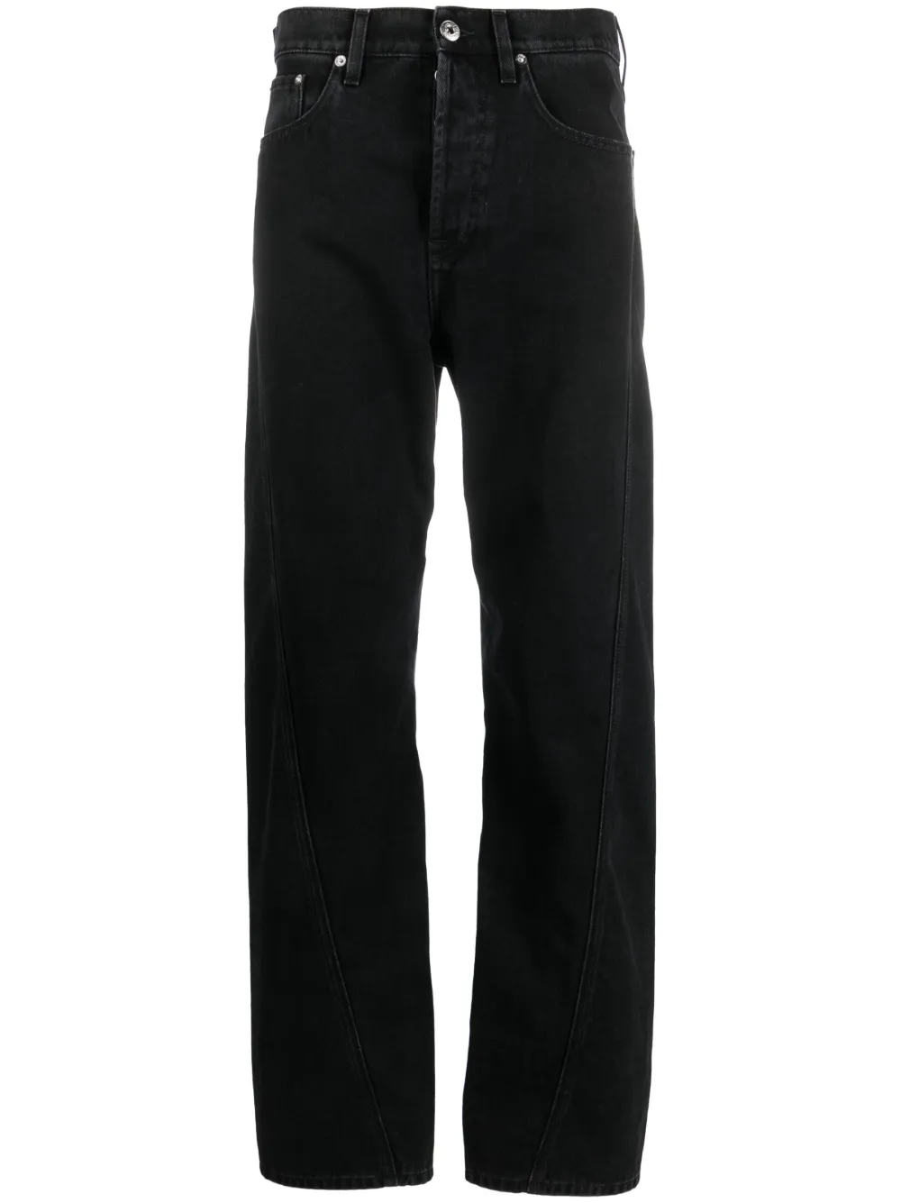 

Джинсы Twisted прямого кроя Lanvin, черный