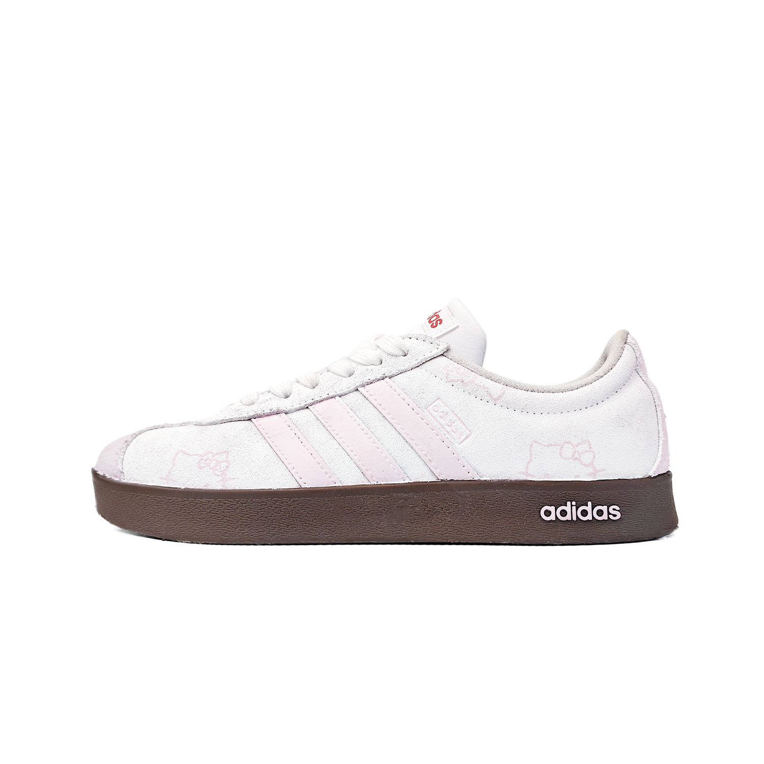 

Adidas VL COURT 20 Slip Resistant Abrasion Resistant низкие кроссовки для скейтбординга унисекс pink
