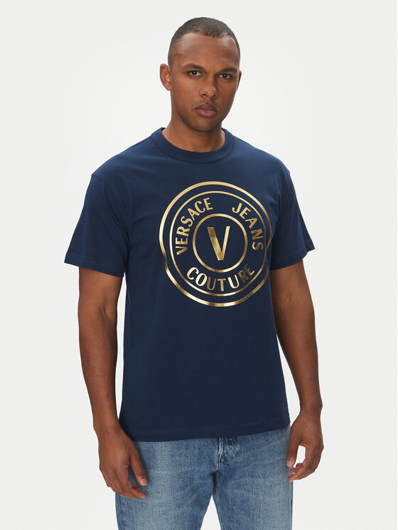 

Футболка обычного кроя 78GAHT01 Versace Jeans Couture, синий