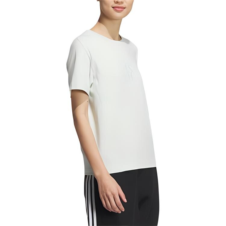 Футболка Lounge женская Flax Green / Flax Green Adidas — фото 4