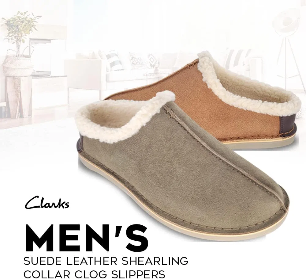 Тапочки классические Clarks, Sage — фото 3