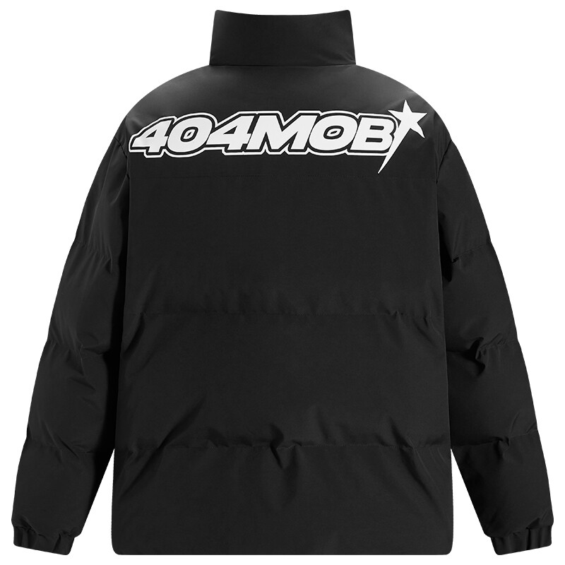 

404MOB GANG Стеганая куртка унисекс, Черный (издание в подарочной упаковке)