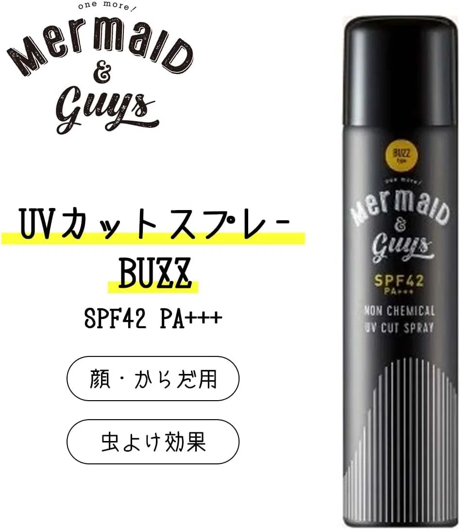 Спрей для загара Mermaid & Guys BUZZ UV Protection Spray SPF42 PA+++, 100 г — фото 2
