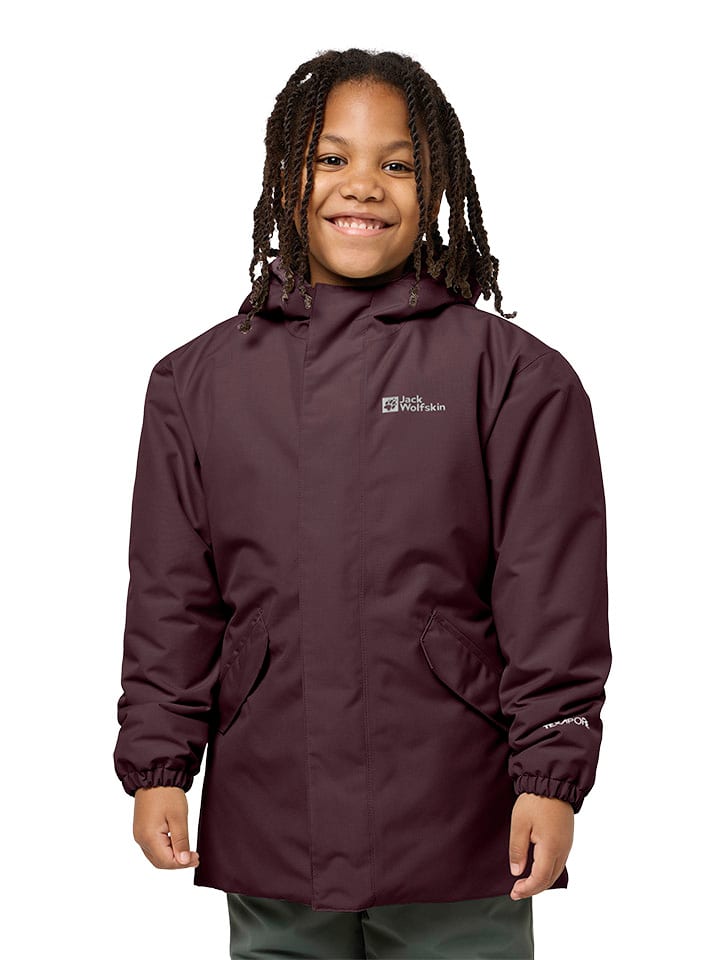 

Парка Jack Wolfskin Parka Cosy Bear, фиолетовый