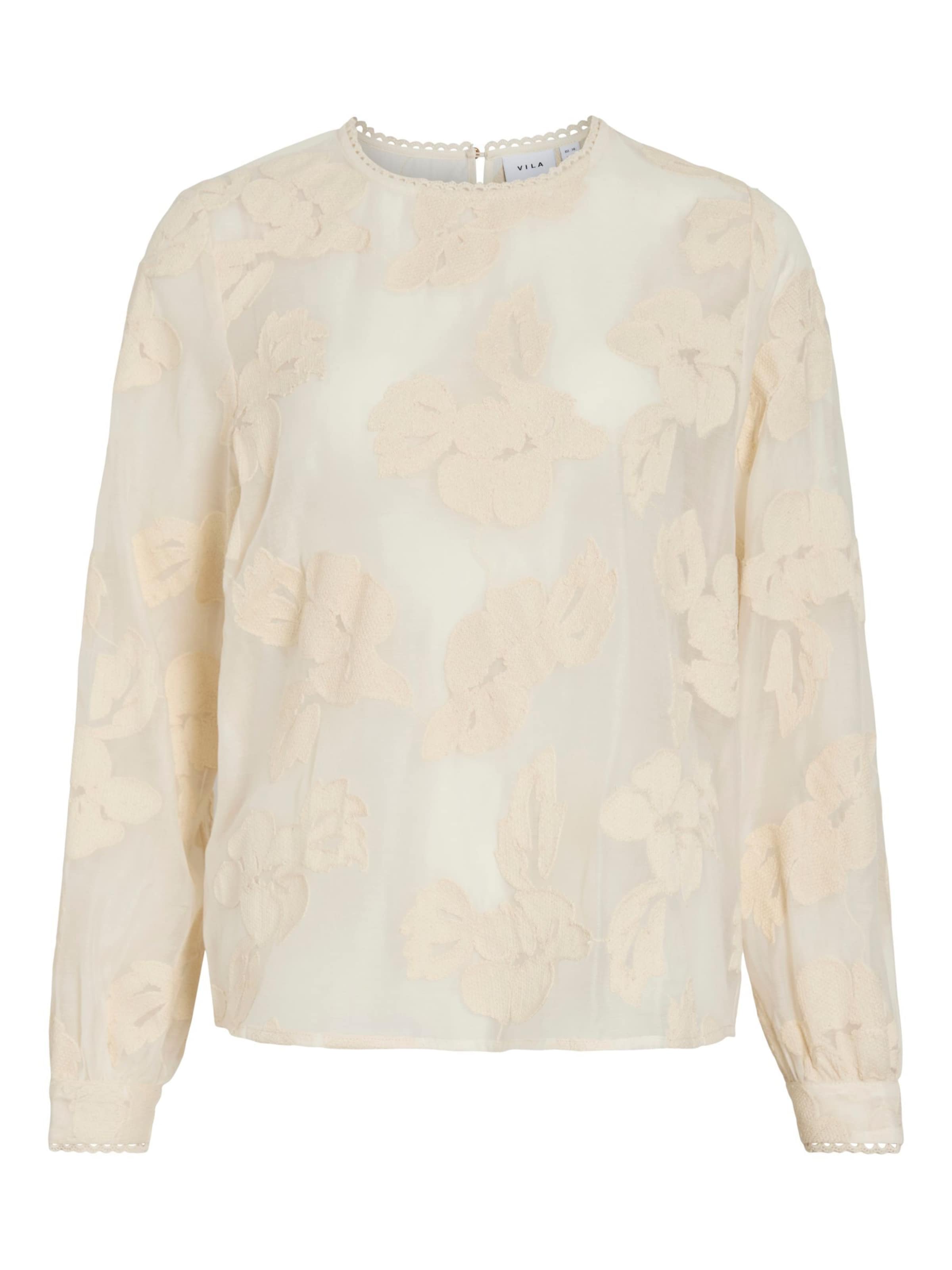 

VILA Блузка 'VIEbba' в светло-бежевом цвете